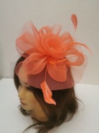 FASCYNATOR KAPELUSZ ANGIELSKI STROIK ASCOT KOKARDA