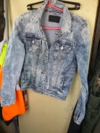 kurtka jeans przetarcia. Vila