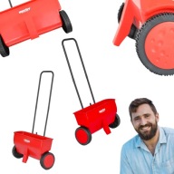 SIEWNIK RĘCZNY DO TRAWY NASION SOLI WARZYW ROZSIEWACZ REGULOWANY 20 L