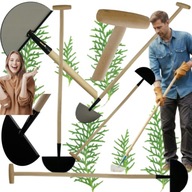 Wycinak do darni stalowy 112 cm Begris – nóż / obcinak/ szpadel do chwastów