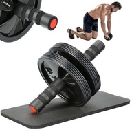 KÓŁKO PODWÓJNE ACTIV SPACE DO TRENINGU ĆWICZEN MIĘŚNI BRZUCHA ROLLER