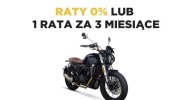 Junak SR Motocykl JUNAK SR 400 raty 0, darmowa dostawa Benzyna 43KM