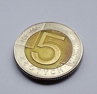 Moneta 5 zł 1996r bardzo ładny stan z prywatnej kolekcji