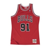 MITCHELL & NESS CHICAGO BULLS DENNIS RODMAN 1997 JERSEY SCARLET L