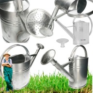 KONEWKA OGRODOWA Z SITKIEM OCYNKOWANA OWALNA 12L PODLEWANIE ROŚLIN KOTARBAU