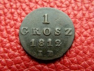 KSIĘSTWO WARSZAWSKIE - 1 GROSZ 1812 I. B.