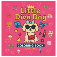 Kolorowanka o życiu pieska Diva Dog. Stress relief dla małych i dorosłych.
