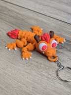 Breloczek Smok 3d - Brelok Druk3d fidget Keychain mixGadzet