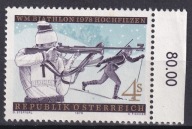 Austria 1978 ** cena 1,50 zł kat.0,50€ - sport, Biathlon