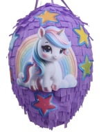 Piniata urodzinowa XL Jednorożec Unicorn + kij