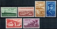 Turcja 1938 Znaczki 1029-4 ** Republika harcerstwo kolej rolnictwo przemysł