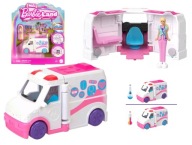 Zestaw MINI BARBIE LAND Mini Autko Karetka + Mini Lalka