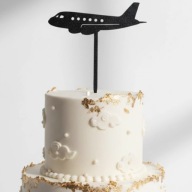 topper na tort dekoracja urodziny WYBÓR KOLORÓW SAMOLOT!!