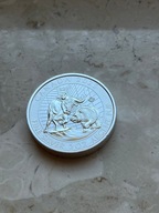 Moneta srebrna Bull and Bear - Byk i Niedźwiedź 2025 2 oz