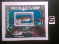 Ryby , Guinee , MNH cięty