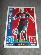 MATCH ATTAX 2015-2016 Bayer Leverkusen Julian Brandt 212