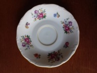 Talerzyk / podstawek / spodek z porcelany | kwiatki | Reichenbach GDR / NRD