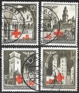 $GENERALNA GUBERNIA ROCZNIK 1940 Fi 52-55 kas. NA NIEMIECKI CZERWONY KRZYŻ