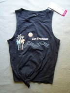 TOP KOSZULKA WIĄZANA GRAFIT COTTON 146/152 PEPCO