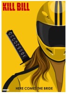 Plakat „Kill Bill” – Kultowy Plakat Filmowy Minimalistyczny
