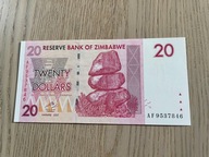 Zimbabwe - 20 dolarów - 2007 - UNC
