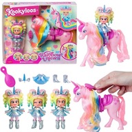 KOOKYLOOS LALECZKA LALKA JEDNOROŻEC TĘCZNA RAINBOW UNICONR IRIS ZESTAW