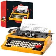 KLOCKI KONSTRUKCYJNE RETRO MECHANICZNA MASZYNA DO PISANIA 3D 255 EL PREZENT