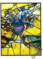 MARC CHAGALL -JERUSALEM WINDOWS- #7 - 1988 rok