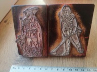 2 pieczątki WOP LWP saper Podhale Tatry wojska reprezentacyjne unikaty PRL