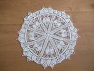 SERWETA SERWETKA SZYDEŁKOWA Z KORDONKA /RĘKODZIEŁO ROBÓTKI RĘCZNE SZYDEŁKO