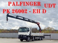 Renault C430 * SKRZYNIA 6,80 m * PALFINGER PK 26002 - EHD + PILOT / 8x4