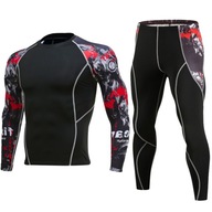 BIELIZNA TERMICZNA Męska TERMOAKTYWNA Komplet na Zimę Motor CIEPŁA XL