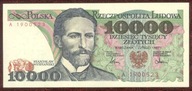 10 000 zł 1987 r ser A UNC PIĘKNY - RZADKOŚĆ !!!!!!