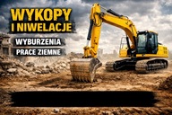 REKLAMA BANER USŁUGI KOPARKO ŁADOWARKĄ KOPARKA 120X80 2