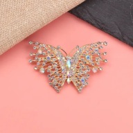 BROSZKA PRZYPINKA PIN motyl KAMIENIE owad CYRKONIA AGRAFKA oryginalna