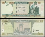 BNB - AFGANISTAN 10 Afghanis 2004 seria 5 nr 0934112 # P67b # UNC