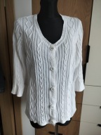 Sweter damski 2XL bawełna oddychający efektowny bluzka swetrekowa 44