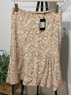 T Spódnica Really Wild 100% jedwab baśniowe kwiaty M