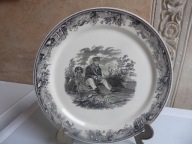 Villeroy&Boch Artemis talerz płaski motyw myśliwstwo