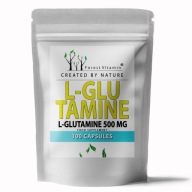 L-GLUTAMINA 500mg L-GLUTAMINE 100% CZYSTA AMINOKWAS MOCNA CERTYFIKAT 100 k