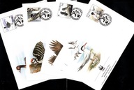 Szwecja - 4 Koperty FDC / 1849-1852 ( WWF - Fauna - ptaki ) 1994 r.
