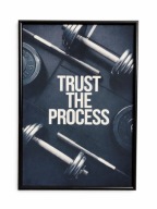 Plakat motywacyjny na siłownię A3 w ramce - Fitness Gym, wzory do wyboru