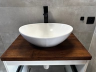 Blat dębowy na wymiar 60x40x4cm lite drewno