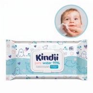 Chusteczki Nawilżane Kindii Pure Water 99% Wody Alantoina Wrazliwa 60 sztuk