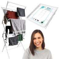 SUSZARKA NA PRANIE UBRANIA STOJĄCA ROZSUWANA PIONOWA MAŁA STOJAK WIESZAK