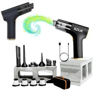 Odkurzacz bezprzewodowy do auta 98KPA USB-C 4000mAh 6 końcówek