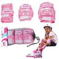 OCHRANIACZE NA KOLANA ŁOKCIE NADGARSTKI 3W1 M NA ROWER ROLKI DLA DZIECI