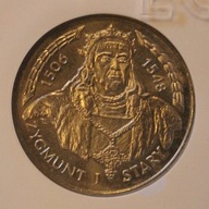 20000 ZŁ ZŁOTYCH 1994 ZYGMUNT I STARY - GCN MS70 MAXXX NOTA, RARYTAS UNIKAT