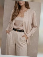 Sweterek rozpinany w kolorze bezowym roz. 3XL/4XL