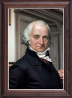 Obraz Jan Śniadecki portret w drewnianej ramie ze szkłem